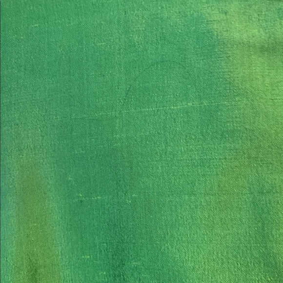 Emerald green raw silk dress. Size 6. / small - Picture 5 of 5